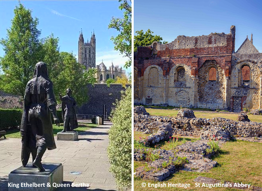 King Ethelbert, Queen Bertha, St Augustine